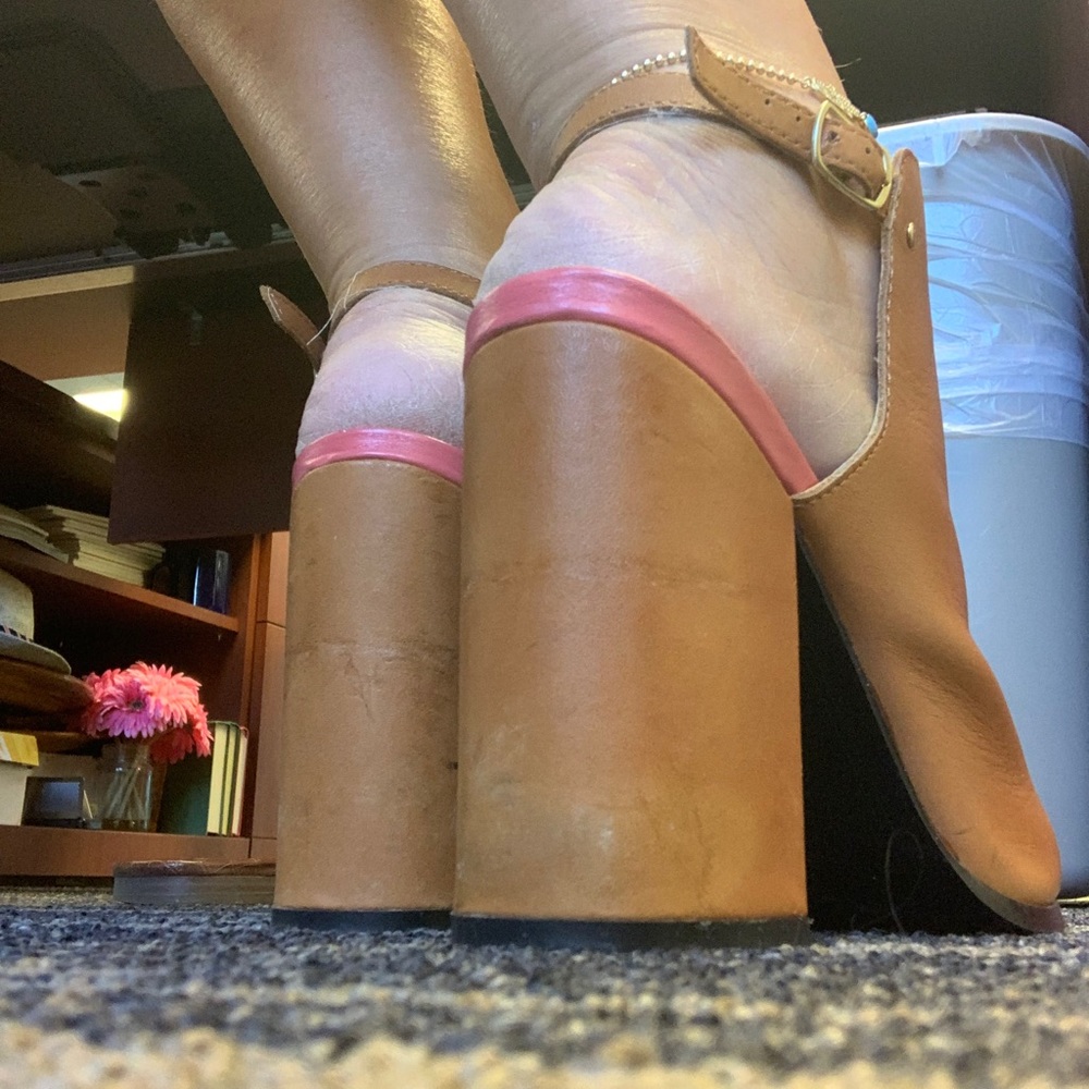 Brown peak toe booties kelsi dagger - Picture 3 of 4